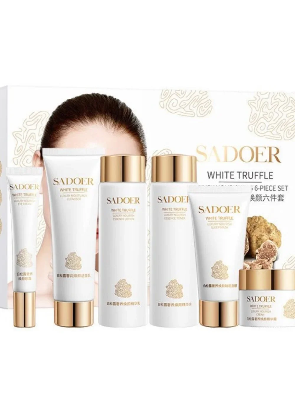 Moisturizing And Skin Rejuvenation Skin Care Product Set - White Truffle Six Pie